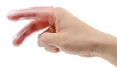 3X Smooth Fingerdom Twins - Pink Purple Clear or White