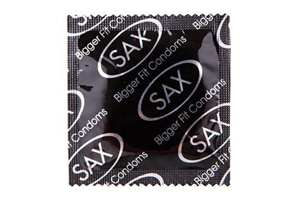 Sax Bigger Fit Condoms 56mm -  Clip Lock Bag of 144