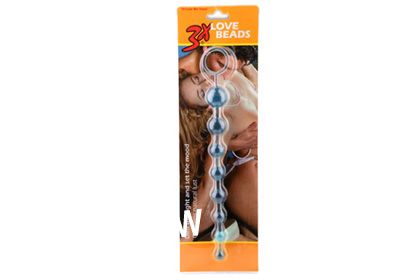 Love Beads - Black Blue Green Pink Purple Yellow